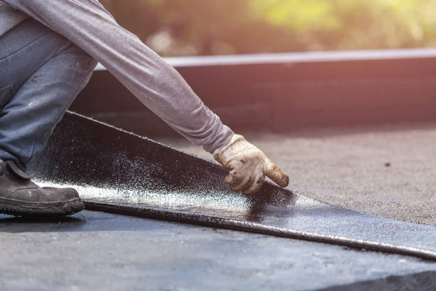Professional Waterproofing technician working in Jamestown, OH